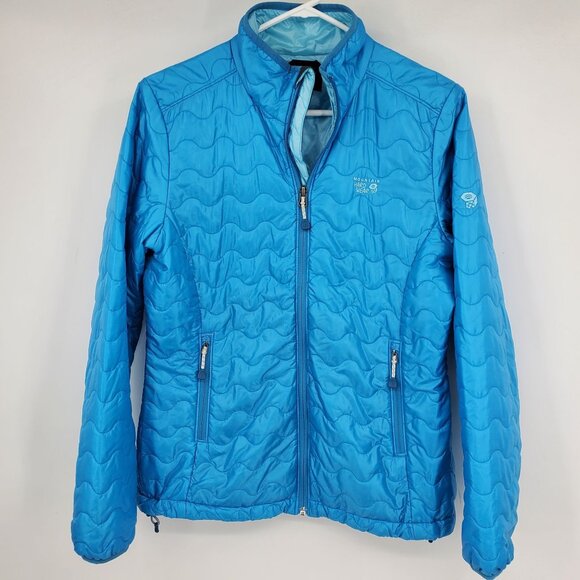 Mountain Hardwear Thermostatic Lightweight Blue Hiking Quilted Puffer Jacket S - Picture 1 of 10